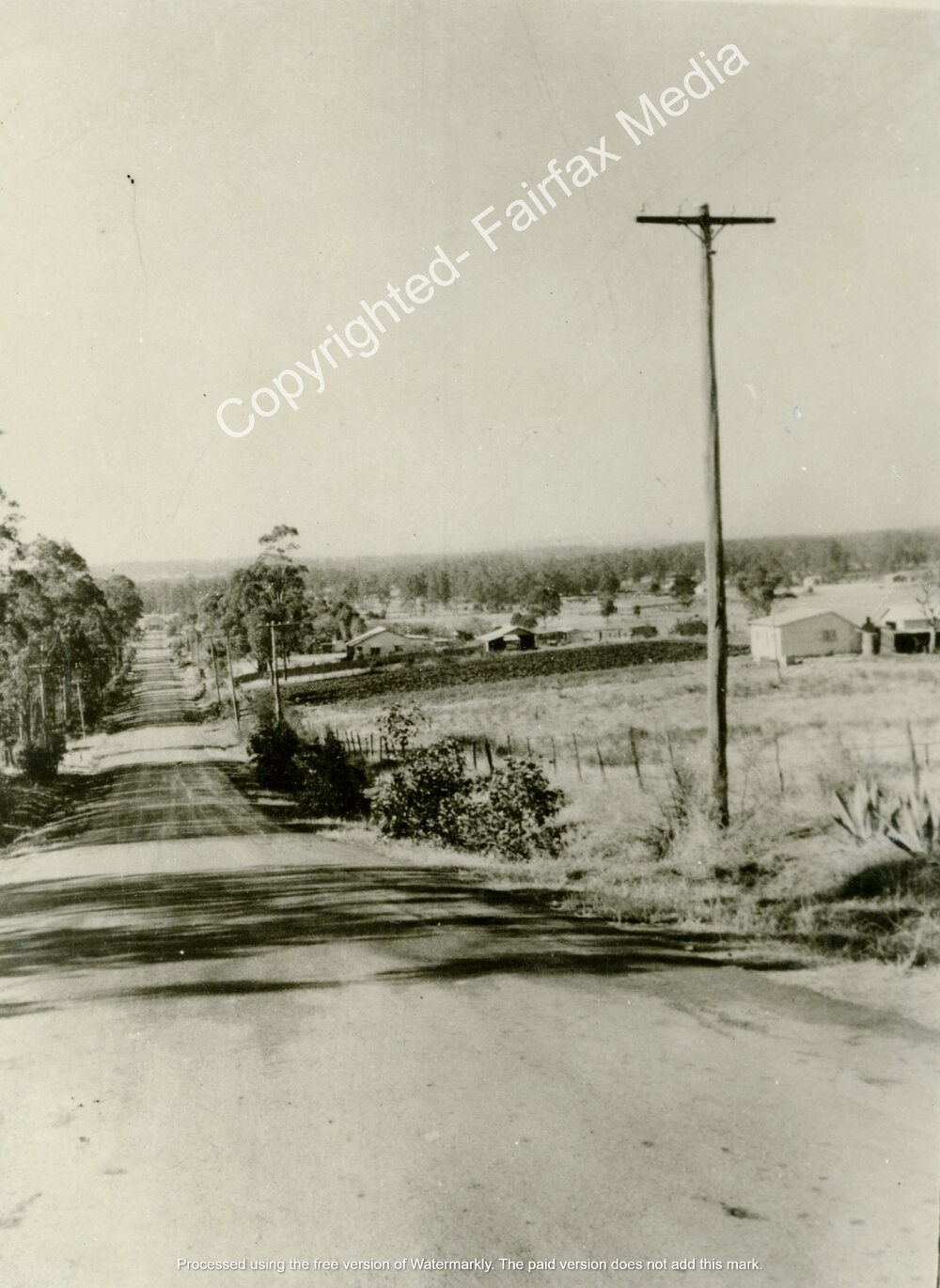 Road at Bossley Park, NSW