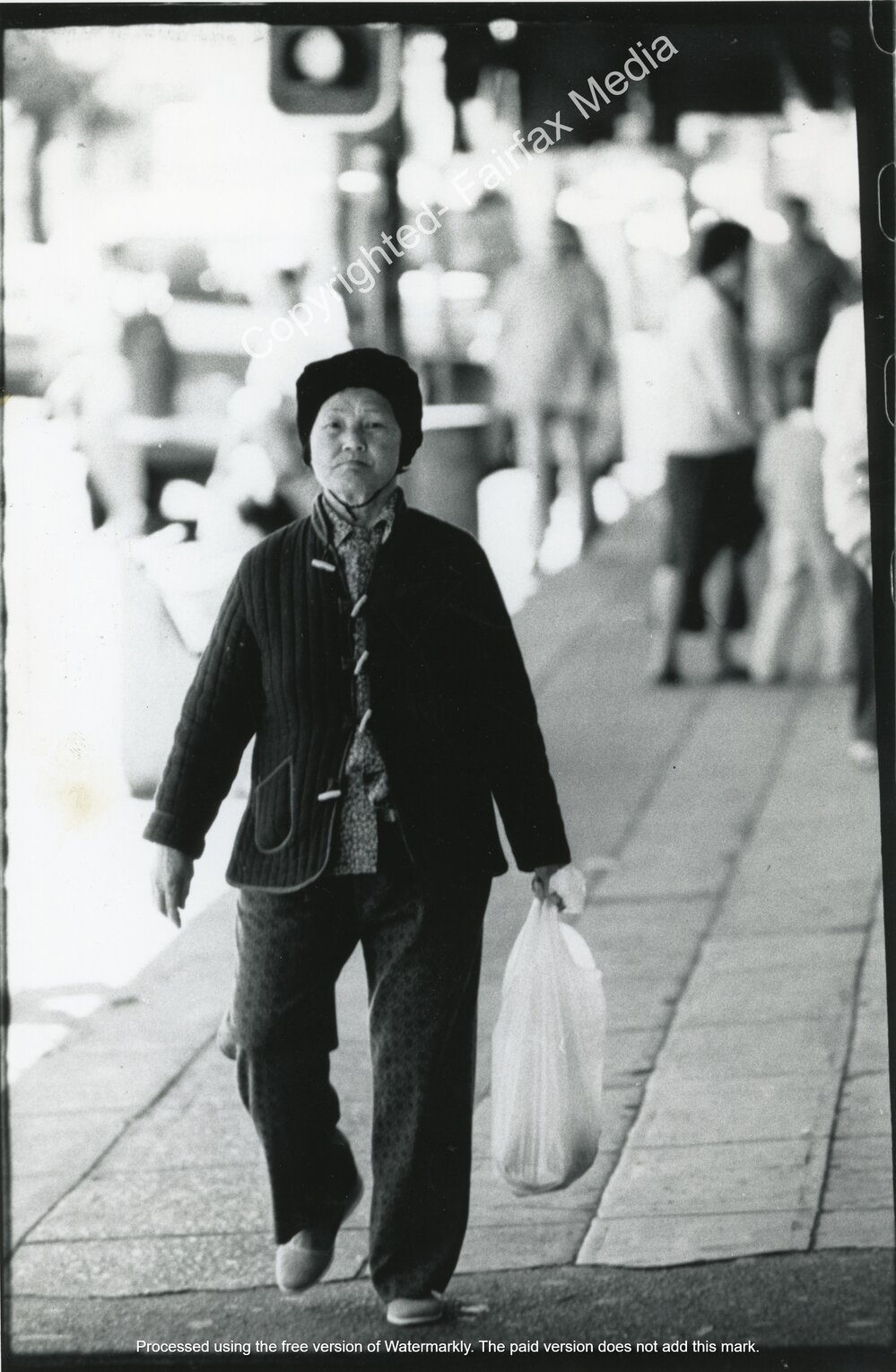 Elderly woman on the street of Cabramatta