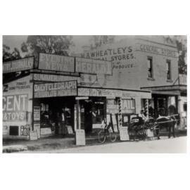 The Wheatley Stores, Fairfield NSW, c. 1910-1914