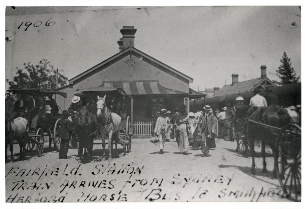 Railway Station, Fairfield NSW, 1906