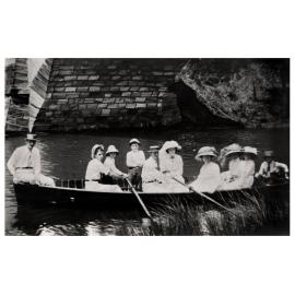 A boating party, Lansvale NSW, c. 1920's