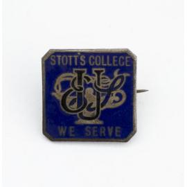 Stott's College badge