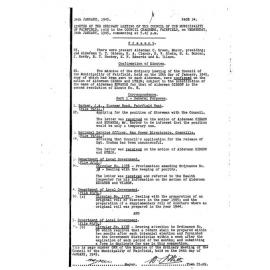 1945 -1945 Municipality of Smithfield and Fairfield Council Minutes