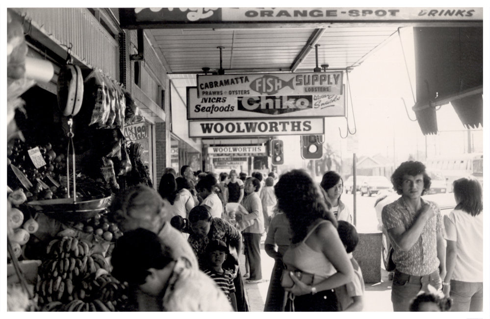Street scene on Railway Parade, Cabramatta NSW
