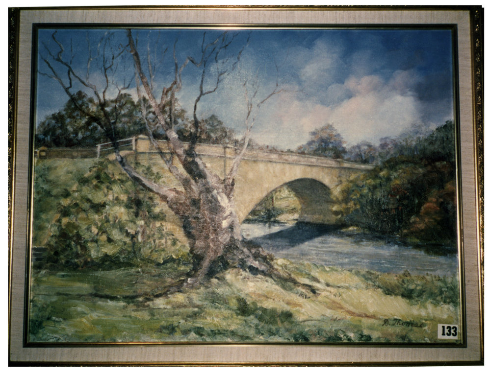 Two paintings of Lansdowne Bridge 