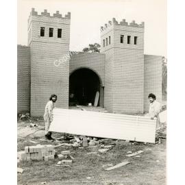 This castle in Smithfield Road, Bonnyrigg is being built for the Assyrian Australian Association. Bonnyrigg, NSW