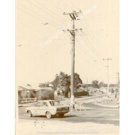 Telegraph pole in middle of street, Canley Vale, NSW