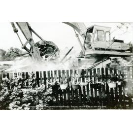 Demolition of house in Lansvale, NSW