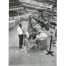 Ian Hay, Manager of the Wool Broker Ltd at Yennora