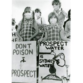 Protest march against the proposed building of a toxic waste incinerator at Wetherill Park, NSW.