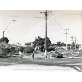 Telegraph pole in middle of street, Canley Vale, NSW