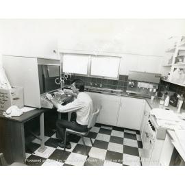 Mike Buckpill, Chief Draughtsman at work