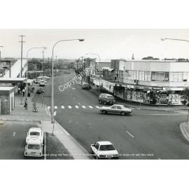 Looking down from Broomfield Street, Cabramatta