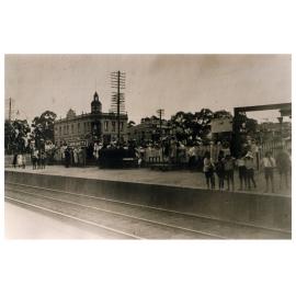Opening of the new railway line into Cabramatta via Regents Park