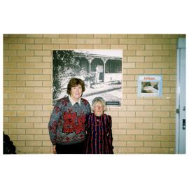 Eva Stone with her daughter Mrs. Joan Wilmot at Bossley Park nursing home