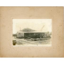 Workmen at the Wilson Hirst Pioneer Sawmill , Cabramatta