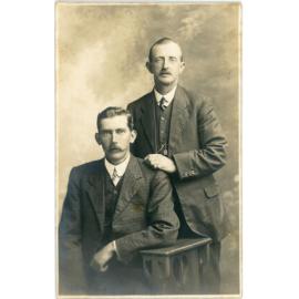 Portrait of Fred and Wilson Hirst