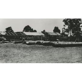 Workmen at the Hirst Timber Sawmill in Cabramatta