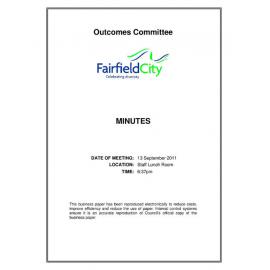 2011 Municipality of Fairfield Council Minutes September