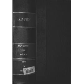 1991 Municipality of Fairfield Council Minutes  November