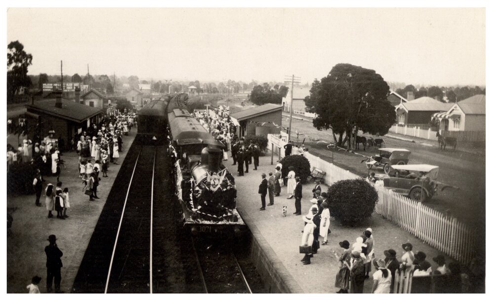 Opening of the Lidcombe–Cabramatta Line via Regents Park, Cabramatta, NSW