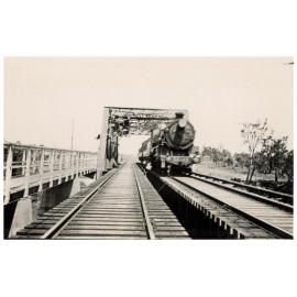 Train Crossing over Prospect Creek, Carramar, NSW