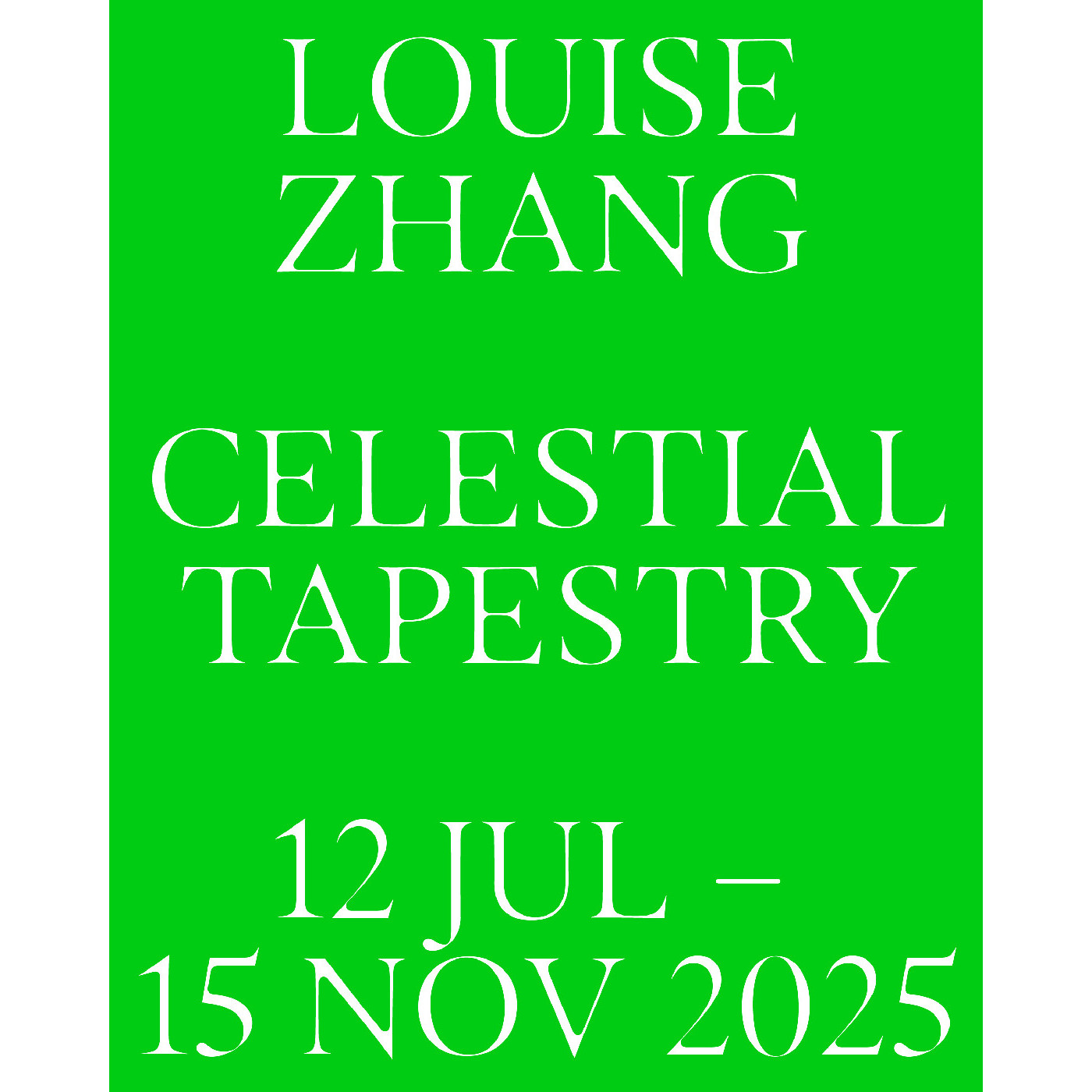 Louise Zhang Celestial Tapestry Catalogue