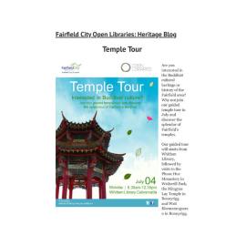 Temple Tour