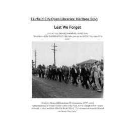 Lest We Forget