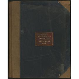 1909 Municipality of Cabramatta and Canley Vale Rate Book