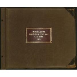 1928 Municipality of Cabramatta and Canley Vale Rate Book