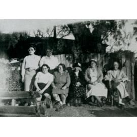 Group photo in the Downey yard