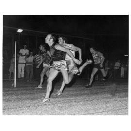 A men's running race