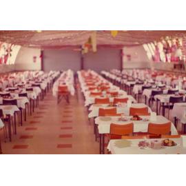 Decorated Dining Room, Cabramatta Migrant Hostel, Cabramatta NSW, 1970s