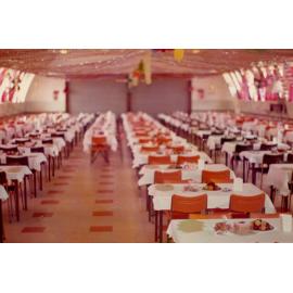 Decorated Dining Room, Cabramatta Migrant Hostel, Cabramatta NSW, 1970s
