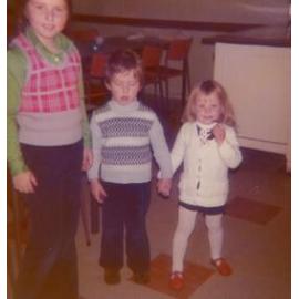 Three young children.