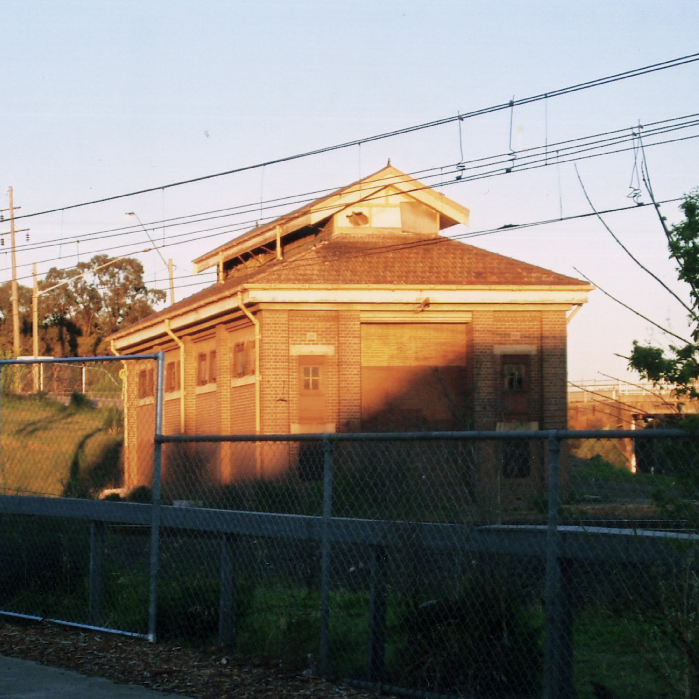 Brick Railway Building